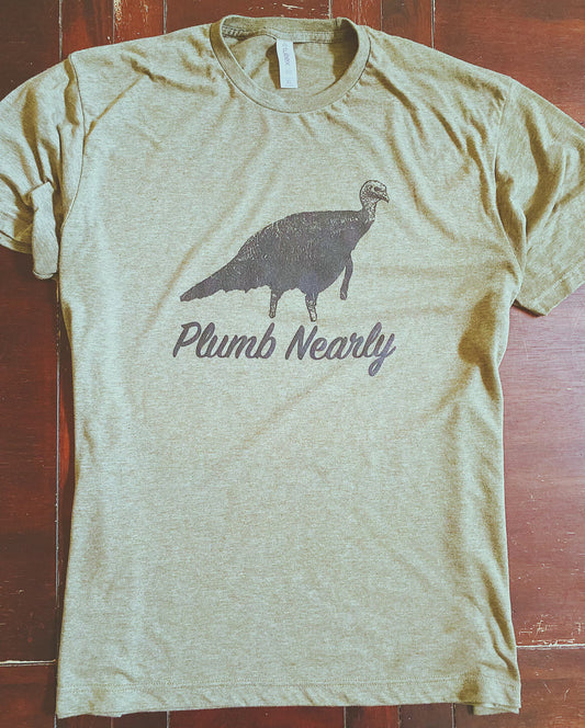 Walking Turkey Tee - Military Green Heather